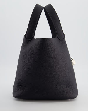 Hermes Picotin Lock Bag 22 in Caban Clemence Leather with Palladium Hardware