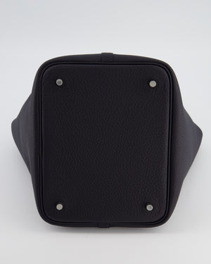 Hermes Picotin Lock Bag 22 in Caban Clemence Leather with Palladium Hardware