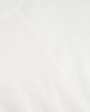 Zimmermann White Midi Linen Skirt Size 3 (UK 14)