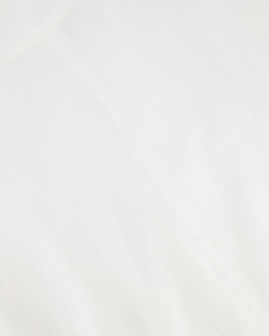 Zimmermann White Midi Linen Skirt Size 3 (UK 14)