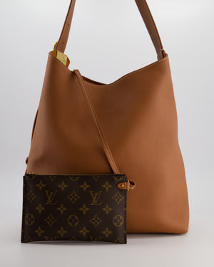 Louis Vuitton Cognac Low Key MM Hobo Bag in Grained Calfskin Leather with Gold Hardware RRP £2790
