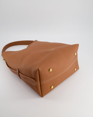 Louis Vuitton Cognac Low Key MM Hobo Bag in Grained Calfskin Leather with Gold Hardware RRP £2790