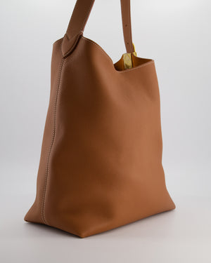 Louis Vuitton Cognac Low Key MM Hobo Bag in Grained Calfskin Leather with Gold Hardware RRP £2790