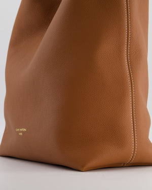 Louis Vuitton Cognac Low Key MM Hobo Bag in Grained Calfskin Leather with Gold Hardware RRP £2790