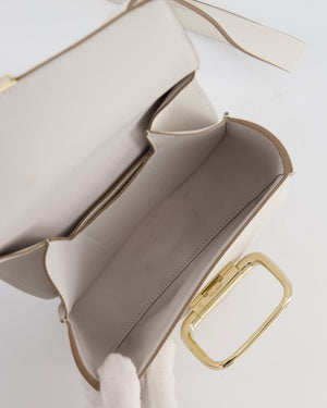 Hermès Mini Della Cavalleria Bag in Beton Epsom Leather and Gold Hardware