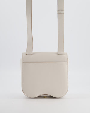 Hermès Mini Della Cavalleria Bag in Beton Epsom Leather and Gold Hardware