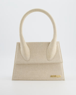 Jacquemus Beige "Le Chiquito" Large Canvas Bag