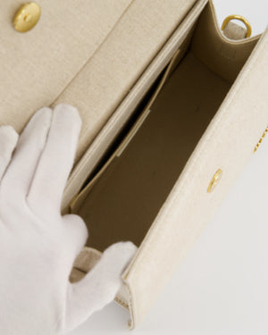 Jacquemus Beige "Le Chiquito" Large Canvas Bag