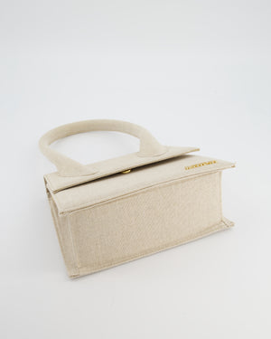 Jacquemus Beige "Le Chiquito" Large Canvas Bag