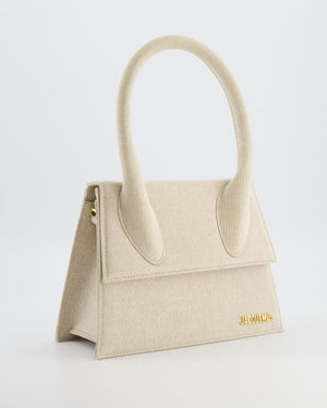 Jacquemus Beige "Le Chiquito" Large Canvas Bag