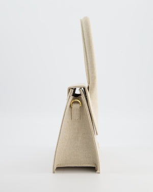 Jacquemus Beige "Le Chiquito" Large Canvas Bag