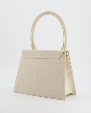 Jacquemus Beige "Le Chiquito" Large Canvas Bag