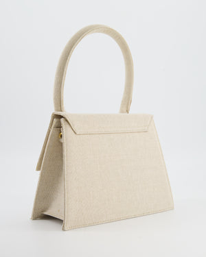 Jacquemus Beige "Le Chiquito" Large Canvas Bag