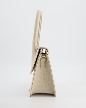 Jacquemus Beige "Le Chiquito" Large Canvas Bag
