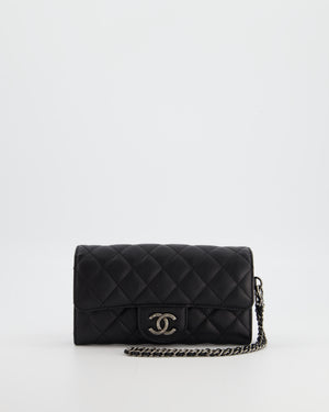 Chanel Black Wallet in Caviar Leather with Ruthenium Hardware