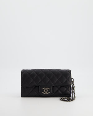 Chanel Black Wallet in Caviar Leather with Ruthenium Hardware