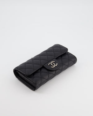 Chanel Black Wallet in Caviar Leather with Ruthenium Hardware
