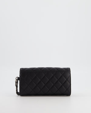 Chanel Black Wallet in Caviar Leather with Ruthenium Hardware