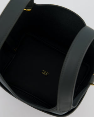 Hermès Picotin Lock 18 Pockets Cargo in Vert Mangrove Toile Goeland Canvas and Vert Mangrove Swift Leather with Gold Hardware