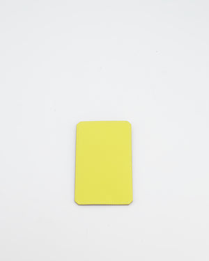 Hermès City 3CC Cardholder in Menthe, Bleu France and Soufre Evercolour Leather