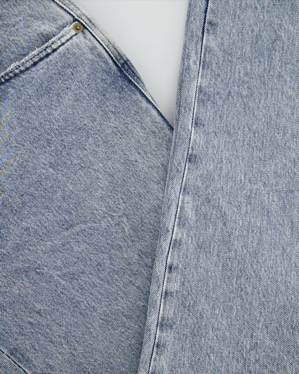 Miu Miu Light Blue Denim Straight Leg Jeans with Back Logo Detail Size 24 (UK 6)
