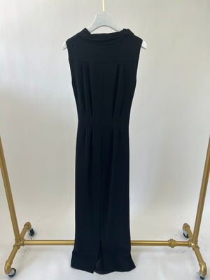 Chanel Black Cut-Out Maxi Dress with CC Detail FR 34 (UK 6)
