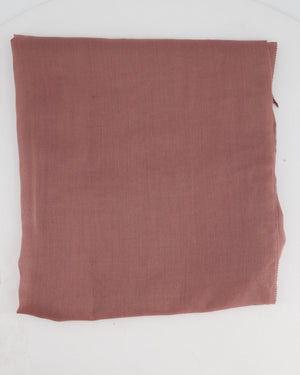 Christian Dior Blush Pink Cashmere Scarf