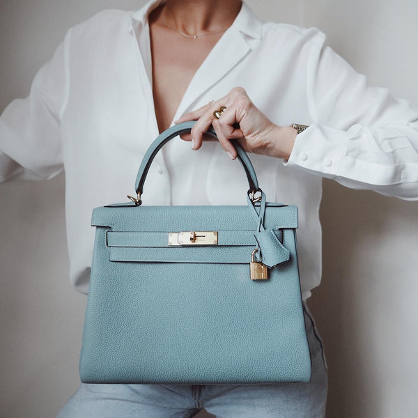 Hermes kelly baby best sale blue