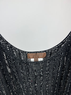 Loewe Black Embellished Vest Top Size FR 42 (UK 14)