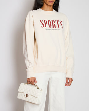Sporty & Rich Beige Crewneck Size S (UK 6/8)