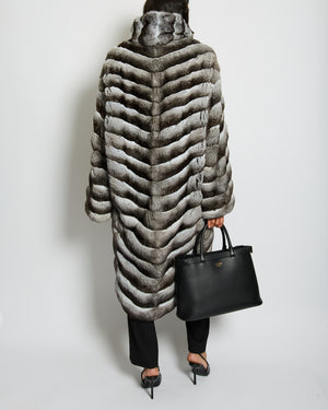Christian Dior "Haute Couture" 1997 Grey Chinchilla Coat Size FR 42 (UK M)