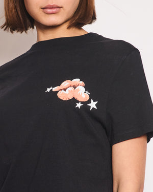 Loewe Black Cloud Print Logo T-Shirt Size M (UK 10)