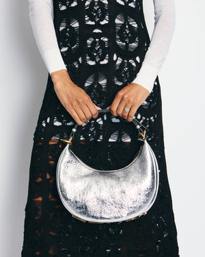 Bag Chanel Clothing Uk Chanel Black Crochet Short Sleeve Midi