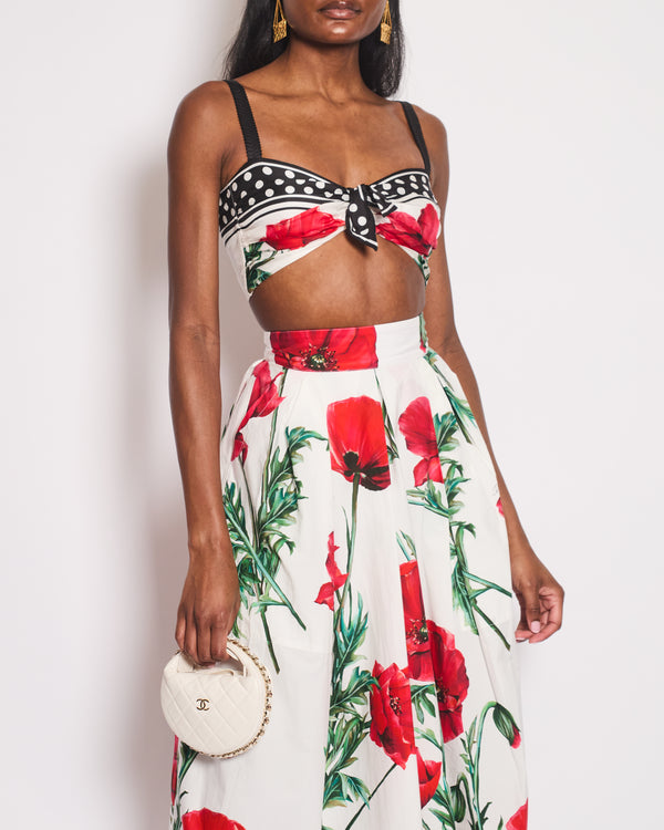 Dolce & Gabbana Red Bra and Matching Skirt Set Size IT 36 (UK 4)
