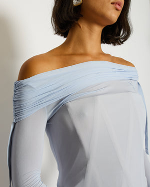 Dion Lee Lilac Long Sleeve Dress with Corset Detailing Size UK 10