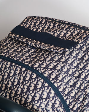 Christian Dior x Inglesina Bassinet and Stroller Combo in Blue and Beige Oblique Print Technical Fabric