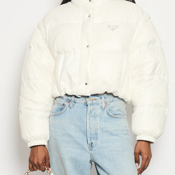【日本入手困難】Re-Nylon cropped convertible down jacket convertible jacket 【日本入手困難】Re-Nylon down cropped