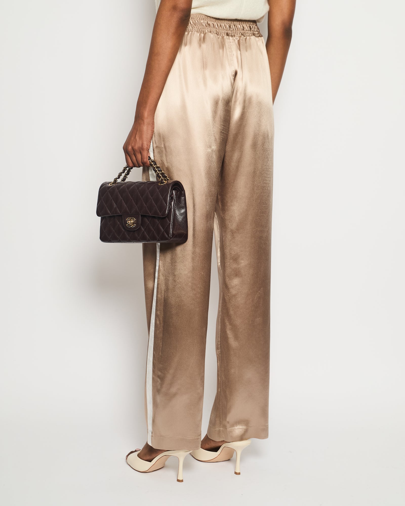CELINE セリーヌ フィービー期 レーヨンシルクセンターステッチ