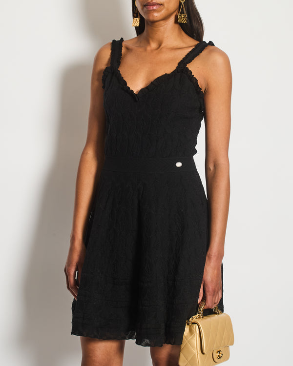 Chanel Black A-Line Lace Mini Dress Size FR 38 (UK 10)