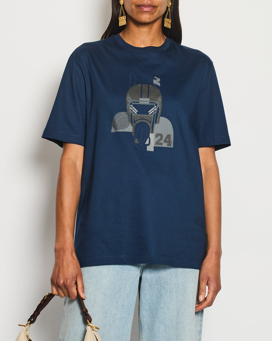 Hermès Grey Quarterb'H" T-Shirt Size UK S (UK 10)