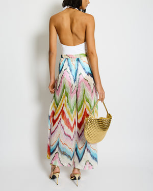 Missoni Multi-Colour Zig Zag Print Trousers Size IT 40 (UK 8)