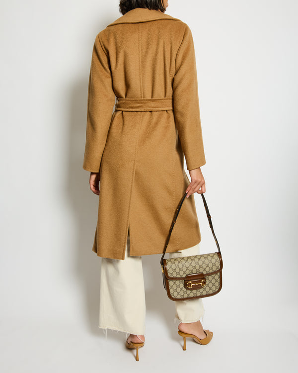 Max Mara Camel Coat with Belt Detail Size IT 34 (UK 2)