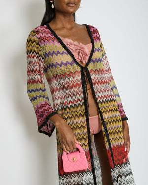 Missoni MARE Multicolour Beach Cover-Up with Matching Headband Set Size IT 42 (UK 10)