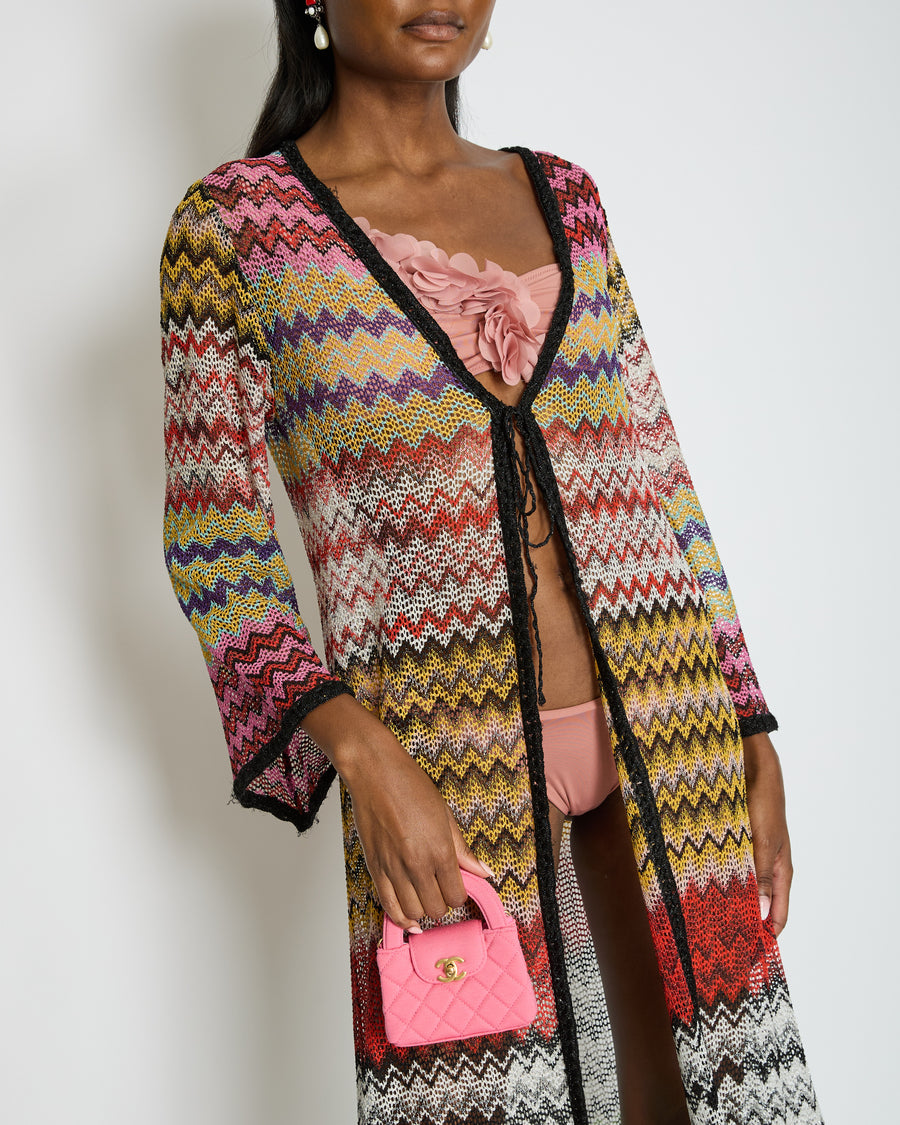 Missoni MARE Multicolour Beach Cover-Up with Matching Headband Set Size IT 42 (UK 10)