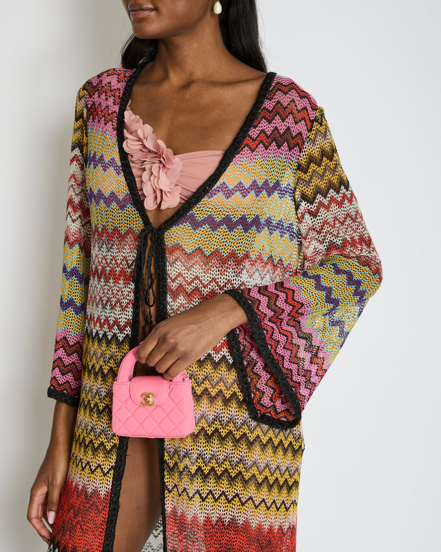 Missoni MARE Multicolour Beach Cover-Up with Matching Headband Set Size IT 42 (UK 10)