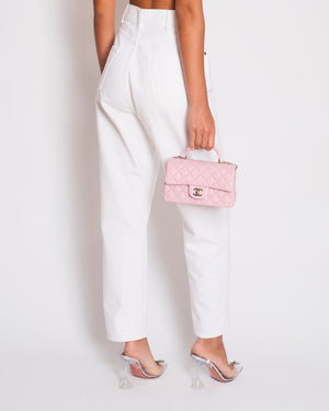 Celine White Wash Denim Straight Jeans Size 29 (UK 12)