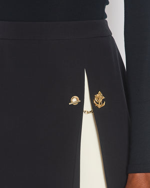 Louis Vuitton Graphic Box Pleat Mini Skirt IT 42 (UK 10)