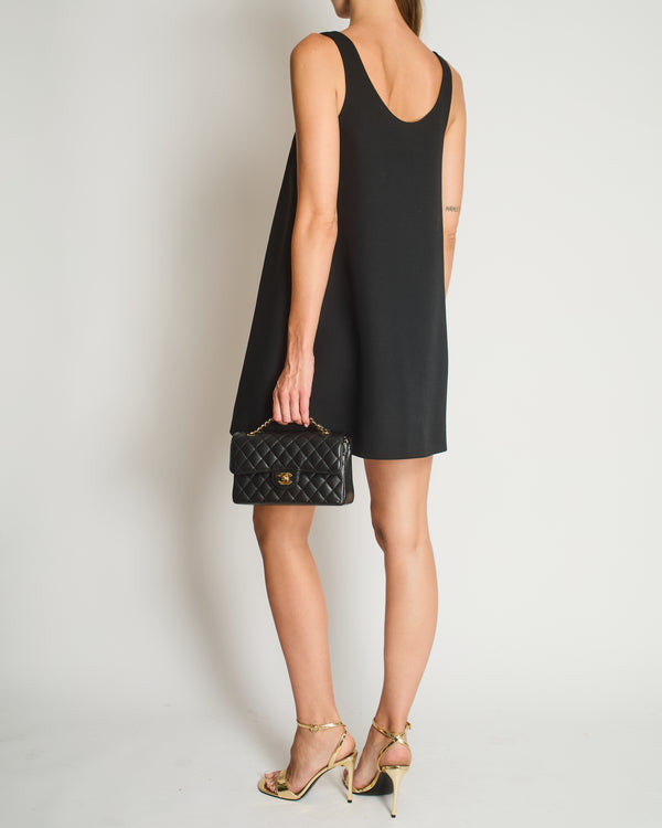 Dior Black Sleeveless Wool and Silk Mini Dress Size FR 40 (UK 12) RRP £2,000