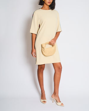 Gucci Beige Web Stripe Tunic Short Dress Size IT 40 (UK 8)