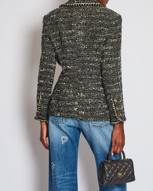 Chanel 94A Single Breasted Wool Jacket with CC Button Detail Size FR 38 (UK 10)